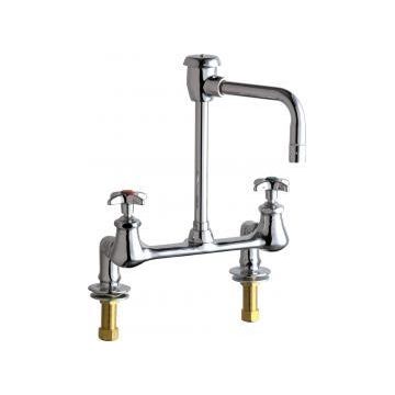Chicago 947-E3-2ABCP Hot and Cold Water Inlet Faucet with Vacuum Breaker