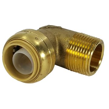 Sharkbite U286LF Male Elbow 3/4" X 3/4" MNPT LF