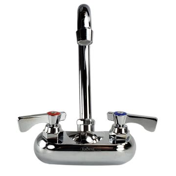 Krowne 10-400L 4" Wall Mounted Gooseneck Faucet