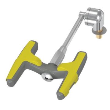 Bradley S19274JW Wall-mount swing-down Halo eye/face wash