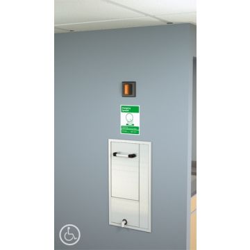 Guardian GBF1735FDP Recessed Swing-Down Eye/Face Wash (with Daylight Drain)