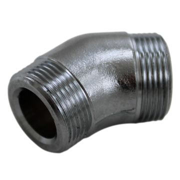 T&S Brass 0032 35 Degree Elbow, 5/8-27UN Male x Male Threads