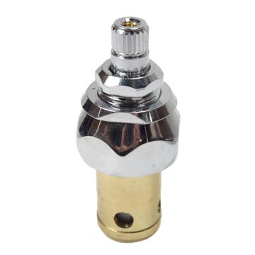 T&S Brass 006478-40NS Spindle Assembly, Quarter-Turn Eterna w/ Spring Check, CWS Escutcheon Bonnet, RTC (Hot),