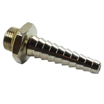 T&S Brass B-0198-FD10 Serrated Hose End w/ 1.0 GPM Flow Disc