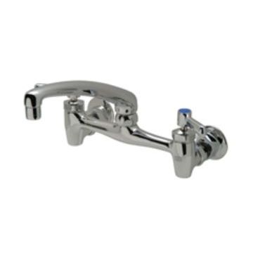 Zurn Z843G1-XL Wall-Mount Sink Faucet with 8" Cast Spout and Lever Handles