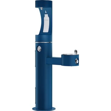 Elkay LK4420BF1UBLU Blue Outdoor Bottle Filling Station Bi-Level