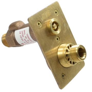 Zurn P1330-FACEPLATE-PB Polished Bronze Hydrant Faceplate