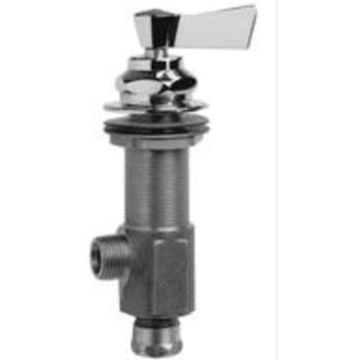 Fisher 71684 Stainless Steel Lever Handle Widespread Control Valve, Left hand swivel