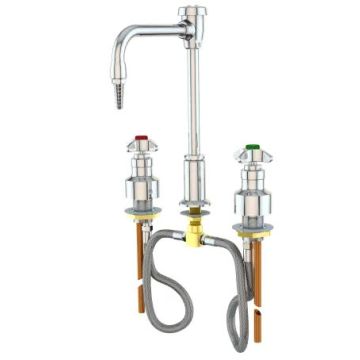 WaterSaver L2212VB Deck Mount Polished Chrome Laboratory Faucet