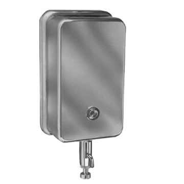 Bradley 655-000000 Surface-Mounted Veritcal Tank & Valve Soap Dispenser