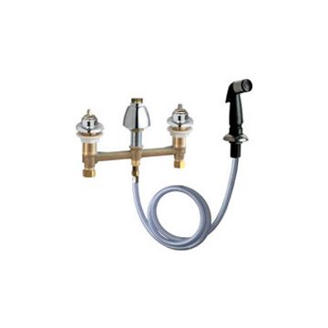 Chicago 200-A1000LESHAB Concealed Sink Hot and Cold Water Faucet with Side Spray