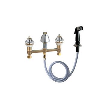 Chicago 200-A1000XKLESHAB Concealed Sink Hot and Cold Water Faucet with Side Spray