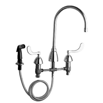 Chicago 200-AGN8AE3-317CP Concealed Kitchen Sink Faucet