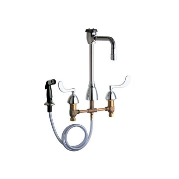 Chicago 200-AGN8BVBE3-2-317CP Service Sink Faucet