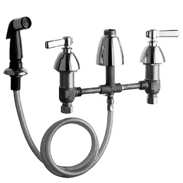 Chicago 200-ALESSSPTCP Concealed Kitchen Sink Faucet 