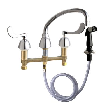 Chicago 200-A317XKCP Kitchen Faucet w/ Side Spray (Discontinued)