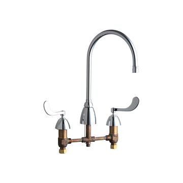 Chicago 201-AGN8AE2805-5-317CP Kitchen Sink Faucet W/O Spray