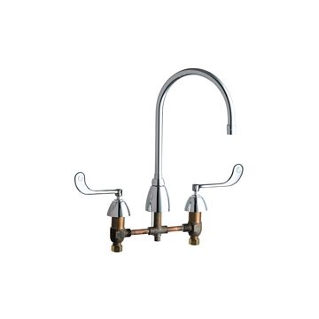 Chicago 201-AGN8AE3-319CP Kitchen Sink Faucet W/O Spray