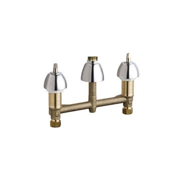 Chicago 201-ALESHXKAB Concealed Hot and Cold Water Sink Faucet