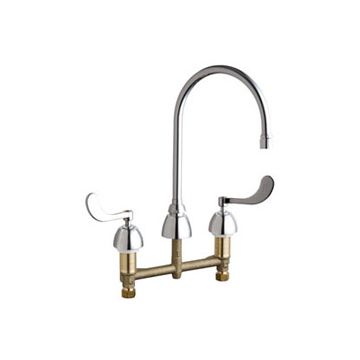 Chicago 201-VAGN8AE3-317AB Concealed Hot and Cold Water Sink Faucet