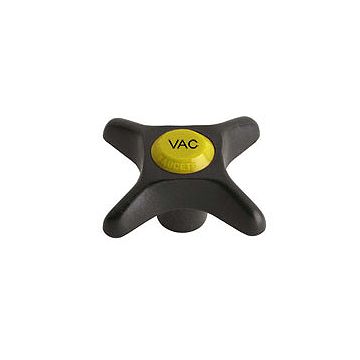 Chicago 205-VACJKNF 2-1/2" Plastic Cross Handle w/ Vacuum Index Button (Discontinued)
