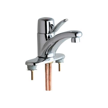 Chicago 2200-4E39VPABCP Single Lever Hot and Cold Water Mixing Sink Faucet