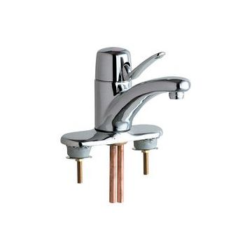 Chicago 2200-4VPAABCP Single Lever Hot and Cold Water Mixing Sink Faucet
