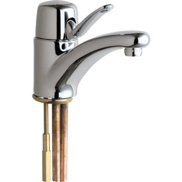 Chicago 2200-ABCP Single Lever Hot and Cold Water Mixing Sink Faucet