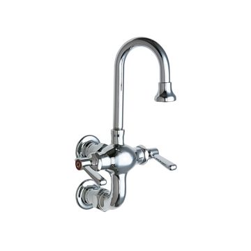Chicago 225-261ABCP Hot and Cold Water Mixing Sink Faucet