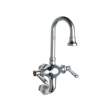 Chicago 225-ABCP Hot and Cold Water Mixing Sink Faucet