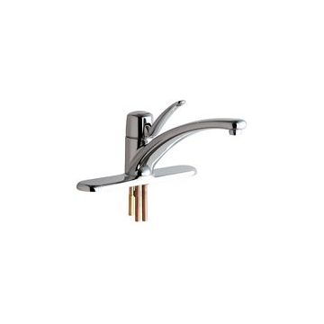 Chicago 2300-8E2805ABCP Single Lever Hot and Cold Water Mixing Sink Faucet