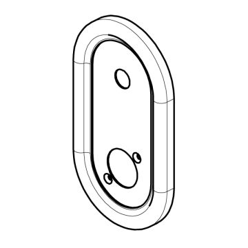 Chicago 2500-002JKCP Escutcheon For 2500 TempShield Fitting