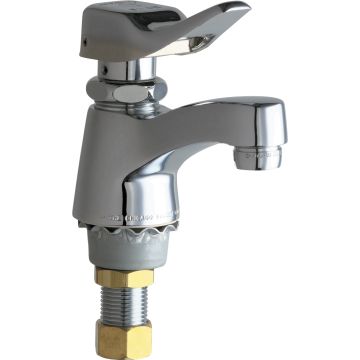 Chicago 333-336COLDABCP Single Supply Metering Sink Faucet