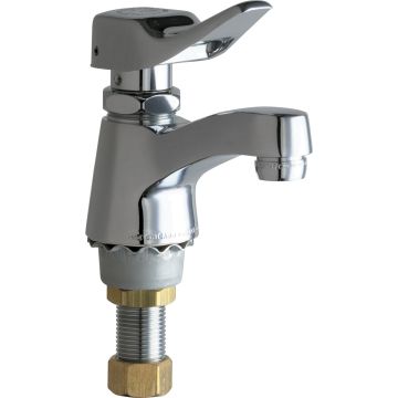 Chicago 333-336PSHABCP Single Supply Metering Sink Faucet