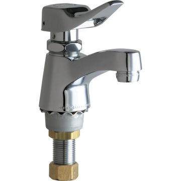 Chicago 333-336PSHVPAABCP Single Supply Metering Sink Faucet