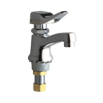 Chicago 333-E2805-336CAB Single Supply Metering Sink Faucet