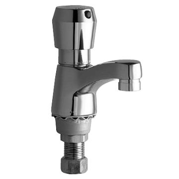 Chicago 333-E2805-665PSHAB E-Cast Lavatory Metering Faucet