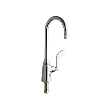 Chicago 350-317XKABCP Single Supply Sink Faucet