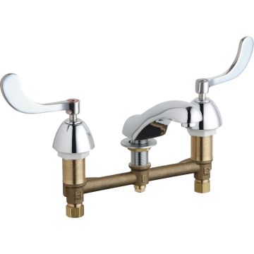 Chicago 404-317XKABCP Concealed Hot and Cold Water Sink Faucet