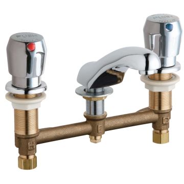 Chicago 404-665ABCP E-Cast Concealed Lavatory Metering Faucet