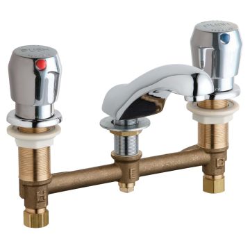 Chicago 404-665CP Concealed Lavatory Metering Faucet