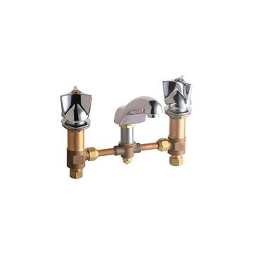 Chicago 404-VE2805-950ABCP Concealed Hot and Cold Water Sink Faucet