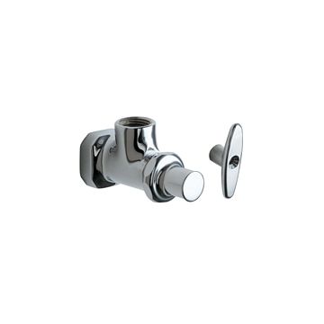 Chicago 442-LKABCP Angle Stop Fitting with Loose Key