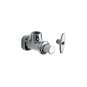 Chicago 442-LKCABCP Angle Stop Fitting with Loose Key