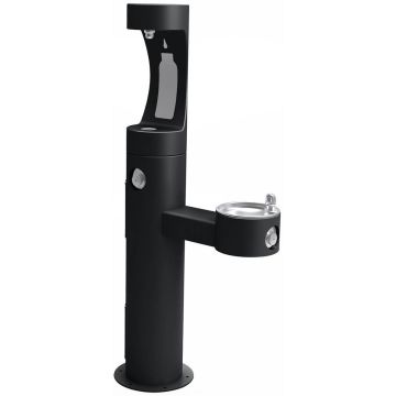 Halsey Taylor Endura II Outdoor HydroBoost Bottle Filling Station - Black