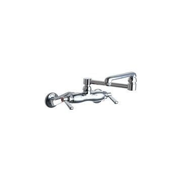 Chicago 445-DJ13E1ABCP Hot and Cold Water Sink Faucet