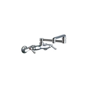 Chicago 445-DJ18E35ABCP Hot and Cold Water Sink Faucet