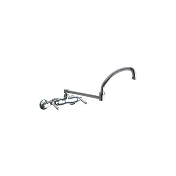 Chicago 445-DJ21ABCP Hot and Cold Water Sink Faucet