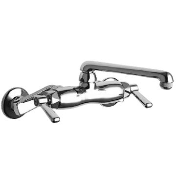 Chicago 445-E1CP Service Sink Faucet, Cast Swing Spout