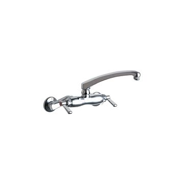 Chicago 445-L8E1ABCP Hot and Cold Water Sink Faucet